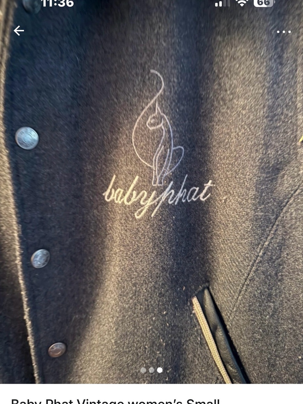 Baby Phat Gray Faux-Fur Collar Jacket